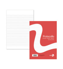 Foglio protocollo - A4 - 1 rigo - 60 gr - BM - conf. 20 pezzi Foglio protocollo - A4 - 1 rigo - 60 gr - BM - conf. 20 pezzi