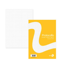 Foglio protocollo - A4 - 5 mm - 60 gr - BM - conf. 20 pezzi Foglio protocollo - A4 - 5 mm - 60 gr - BM - conf. 20 pezzi