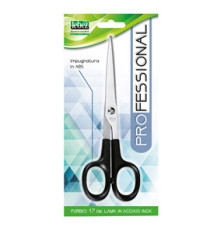 Forbice Professional - 17 cm - lama acciaio inox - nero/grigio - Lebez Forbice Professional - 17 cm - lama acciaio inox - nero/grigio - Lebez
