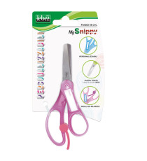 Forbice Snippy - personalizzabile - punta tonda - 13 cm - lama acciaio - colori assortiti - Lebez