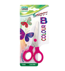 Forbice Snippy Color - punta tonda - 13 cm - lama acciaio - colori assortiti - Lebez