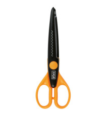 Forbice Snippy Zig Zag - 17 cm - lama acciaio - colori assortiti - Lebez Forbice Snippy Zig Zag - 17 cm - lama acciaio - colori assortiti - Lebez