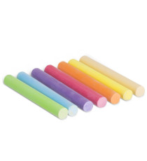 Gessetti tondi -  ø 9x80 mm - colorati - Primo - Scatola 100 gessetti tondi