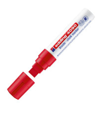 Marcatore a gesso liquido 4090 - punta scalpello - da 4 a 15mm - rosso - Edding Marcatore a gesso liquido 4090 - punta scalpello - da 4 a 15mm - rosso - Edding