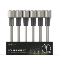 Lampada solare da giardino GS001 led 1,2W misura 36x5.5cm - IP44 lampione, segnapassi ad energia solare con pannello incorporato