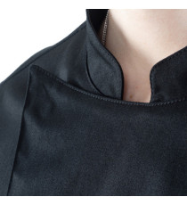 Giacca cuoco Adriano - da uomo - manica lunga - taglia L - nero - Giblor's