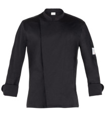 Giacca cuoco Augustin - da uomo - manica lunga - taglia L - nero - Giblor's