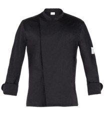 Giacca cuoco Augustin - da uomo - manica lunga - taglia M - nero - Giblor's