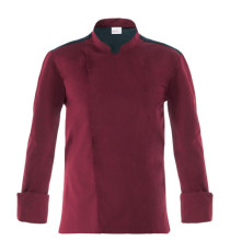 Giacca cuoco Raul - da uomo - manica lunga - taglia M - bordeaux - Giblor's