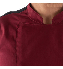 Giacca cuoco Raul - da uomo - manica lunga - taglia M - bordeaux - Giblor's