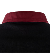 Giacca cuoco Raul - da uomo - manica lunga - taglia M - bordeaux - Giblor's