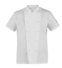 Giacca cuoco Tommaso - da uomo - manica corta - taglia L - bianco - Giblor's