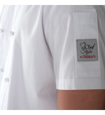 Giacca cuoco Tommaso - da uomo - manica corta - taglia M - bianco - Giblor's