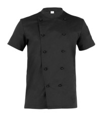 Giacca cuoco Tommaso - da uomo - manica corta - taglia M - nero - Giblor's