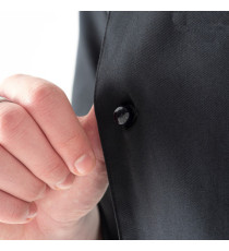 Giacca cuoco Tommaso - da uomo - manica corta - taglia M - nero - Giblor's