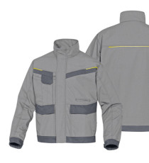 Giacca da lavoro Mach 2 Corporate - tela/poliestere/cotone - taglia XL - grigio chiaro/grigio scuro - Deltaplus