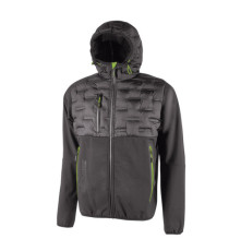 Giacca ibrida Spock- idrorepellente - taglia XL - grigio/verde - U-Power