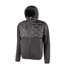 Giacca ibrida Spock- idrorepellente - taglia XL - grigio/verde - U-Power