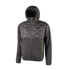 Giacca ibrida Spock- idrorepellente - taglia XXL - grigio/verde - U-Power