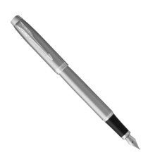 Gift Set IM Stainless Steel Edition CT - sfera + stilografica - punta media - acciaio - Parker