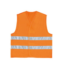 Gilet alta visibilità GILP2 - poliestere - taglia L - arancio fluo - Deltaplus
