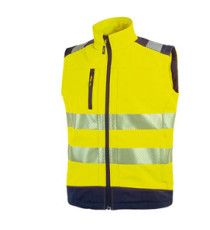 Gilet alta visibiltà Softshell Dany - taglia XL - giallo fluo - U-Power