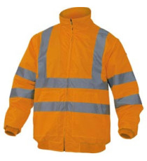 Giubbotto alta visibilità Reno HV - poliestere/poliuretano - taglia XL - arancio fluo - Deltaplus