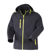 Giubbotto Softshell R Boost - taglia XXL - antracite/giallo fluo - Rossini