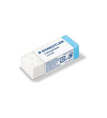Gomma Combi Rasoplast - 43 x19 x13 mm -  bianca e blu - Staedtler - conf. 30 pezzi