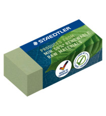 Gomma Eco 526 - 43 x 19 x 13 mm - per matita - verde - Staedtler - conf. 30 pezzi Gomma Eco 526 - 43 x 19 x 13 mm - per matita - verde - Staedtler - conf. 30 pezzi