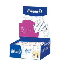Gomma pane UG20 - bianca - per carboncino e gesso - Pelikan - conf. 20 pezzi Gomma pane UG20 - bianca - per carboncino e gesso - Pelikan - conf. 20 pezzi