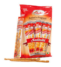 Grissini Saltelli - 240 gr - multipack 18  monoporzioni - Valledoro Grissini Saltelli - 240 gr - multipack 18  monoporzioni - Valledoro