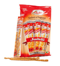 Grissini Saltelli - 240 gr - multipack 18  monoporzioni - Valledoro Grissini Saltelli - 240 gr - multipack 18  monoporzioni - Valledoro