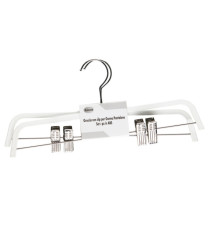 Gruccia - antiscivolo - 37 x 0,6 cm - bianco - King Collection - conf. 2 pezzi Gruccia - antiscivolo - 37 x 0,6 cm - bianco - King Collection - conf. 2 pezzi