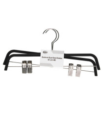 Gruccia - antiscivolo - 37 x 0,6 cm - nero - King Collection - conf. 2 pezzi Gruccia - antiscivolo - 37 x 0,6 cm - nero - King Collection - conf. 2 pezzi