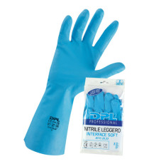 Guanti alimentari MPNLX431 - in nitrile - taglia XL - azzurro - Icoguanti