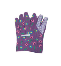 Guanti da giardino bambino - con palmo puntinato - taglia S - PVC - fantasie assortite - Verdemax