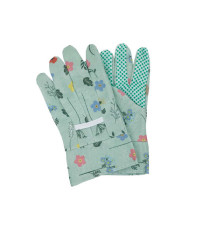 Guanti da giardino bambino - con palmo puntinato - taglia S - PVC - fantasie assortite - Verdemax