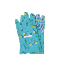 Guanti da giardino bambino - con palmo puntinato - taglia S - PVC - fantasie assortite - Verdemax