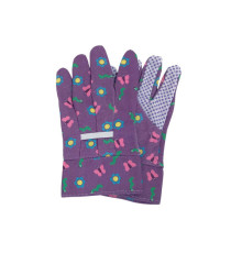 Guanti da giardino bambino - con palmo puntinato - taglia S - PVC - fantasie assortite - Verdemax