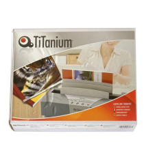 Cartelline termiche Grain - 12 mm - bianco - Titanium - scatola 50 pezzi Cartelline termiche Grain - 12 mm - bianco - Titanium - scatola 50 pezzi