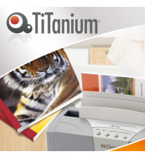 Cartelline termiche Grain - 15 mm - bianco - Titanium - scatola 50 pezzi Cartelline termiche Grain - 15 mm - bianco - Titanium - scatola 50 pezzi
