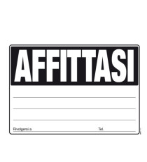 Cartello Affittasi - 24 x 33cm - colori assortiti - Edipro Cartello Affittasi - 24 x 33cm - colori assortiti - Edipro