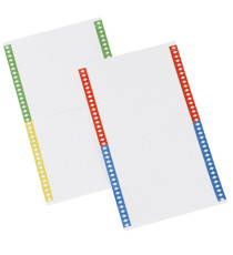 Cartoncini per cartelle sospese - armadio - 40 cartoncini per foglio - 14 cm - Bertesi - conf. 10 fogli Cartoncini per cartelle sospese - armadio - 40 cartoncini per foglio - 14 cm - Bertesi - conf. 10 fogli