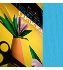 Cartoncino CartaCrea - 35x50cm - 220gr - cielo 120 - Fabriano - blister 10 fogli Cartoncino CartaCrea - 35x50cm - 220gr - cielo 120 - Fabriano - blister 10 fogli