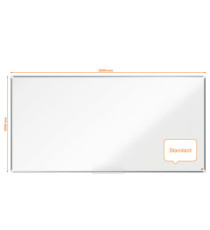 Lavagna bianca magnetica Premium Plus - 100  x  200 cm - Nobo Lavagna bianca magnetica Premium Plus - 100  x  200 cm - Nobo