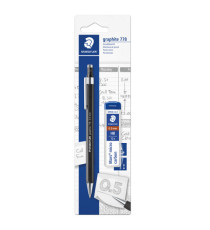 Portamine Grafite 778 - mina 0,5 mm - con astuccio 12 mine - Staedtler Portamine Grafite 778 - mina 0,5 mm - con astuccio 12 mine - Staedtler