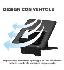Supporto laptop Breyta - nero - Fellowes