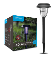 Lampada solare da giardino antizanzare con luce viola GS016 led 1,2W misura 36.5x8.1cm IP44 lampione, segnapassi energia solare