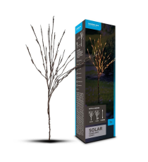 Lampada solare da giardino a rami GS024 led 1,2W misura 110cm IP44 lampione, segnapassi ad energia solare 2 modalità di luce